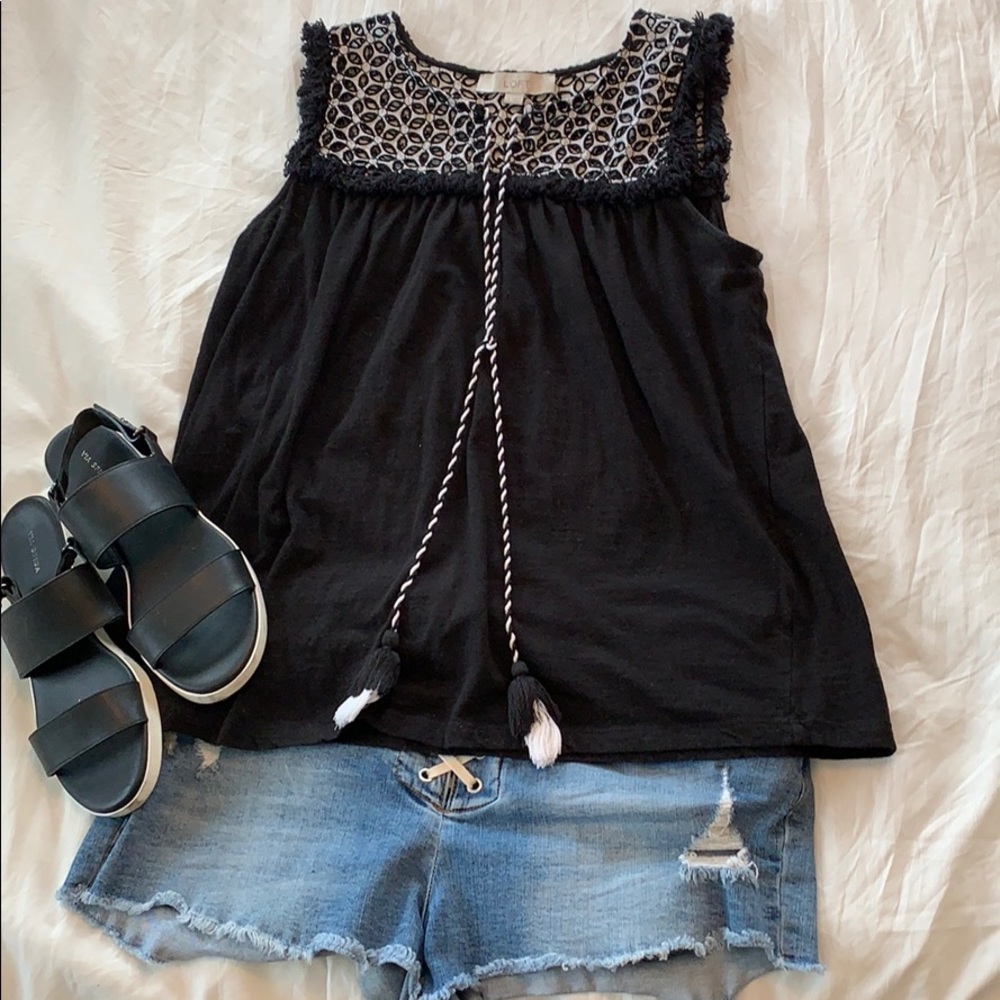 LOFT cotton sleeveless shirt